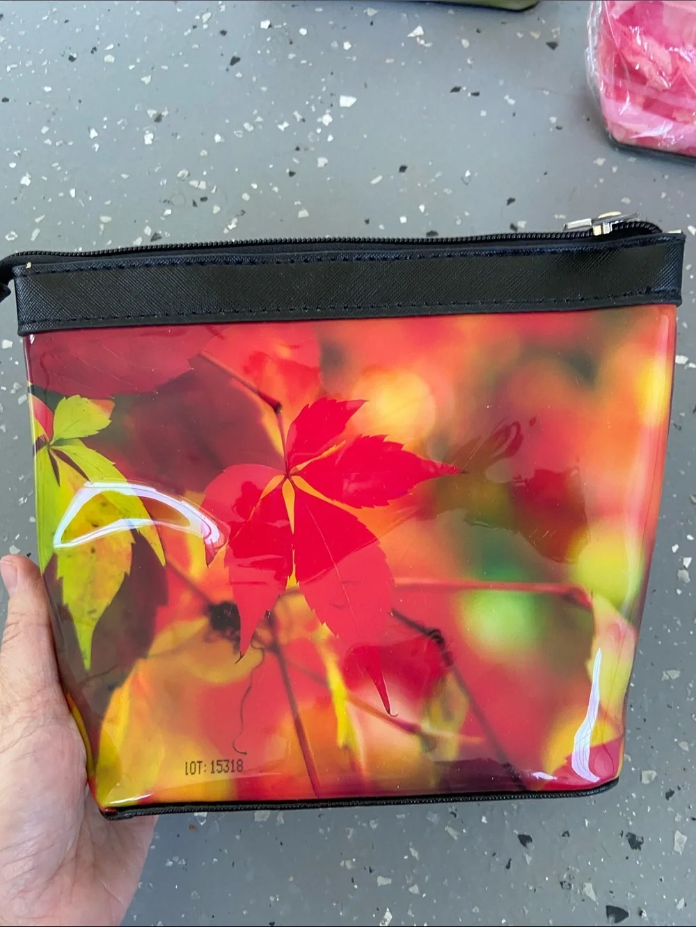 Young Living Floral Cosmetic Pouch Set of (4) Fall, Winter, Spring & Summer